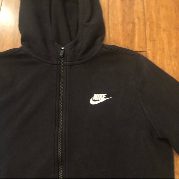 LAST CHANCE - Nike FREE WITH PURCHASE zip up hoodie Youth size large - Picture 2 of 3